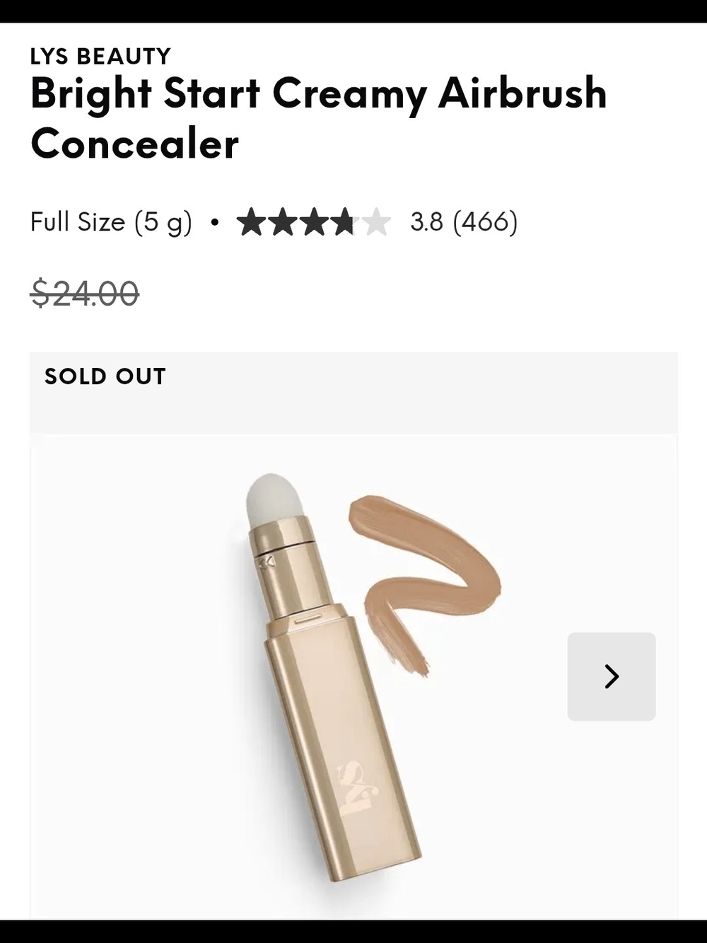 Bright Start Creamy Airbrush Concealer - Light Nude